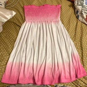 Five Below pink and white dress